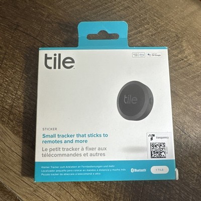 Tile Sticker 2022 Universal Bluetooth Tracker - Black New!