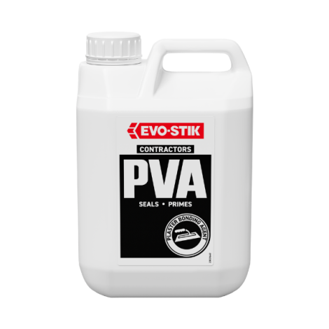 Evo-Stik Contractors PVA Plaster Bonding Adhesive 5kg for Porous Interior Surfaces - Image 2