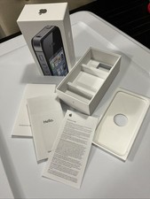 iPhone 4S Black 16GB Empty Box Tray  Manual Only - NO PHONE OR ACCESSORIES