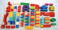 Lego Duplo Konvolut ca. 89 spezielle Bausteine Dachsteine Sammlung Ersatzteile