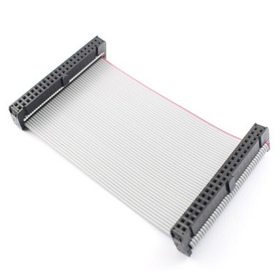 1Pcs Black 2.54mm Pitch FC 2x22 44P 44 Pin Wire IDC Gray Flat Ribbon Data Cable