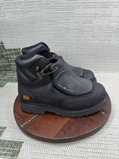 Timberland Pro Boots Mens Size 11 Wide Met Guard Steel Toe Work Black Leather