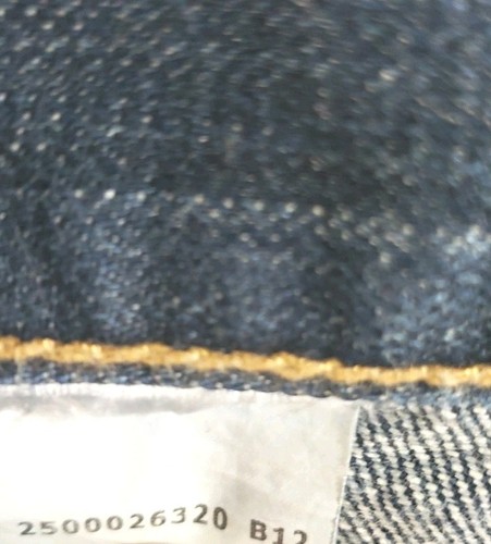 Carhartt Relaxed Fit MENS Blue Dark Wash Denim Carpenter Jeans SIZE 42x 33 Great - Picture 4 of 9