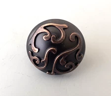 New Stone Mill Hardware Oil Rubbed Bronze Cabinet Knob IVY CP82460H 1-1/8"
