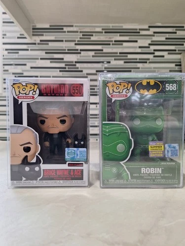 FUNKO POP! ROBIN BLUEPRINT 568 Batman Bruce Wayne & Ace 550 LE Limited Edition