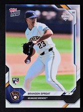 Rookie Brandon Sproat #OD222 - 2026 Topps Now - Road to Opening Day - Brewers RC