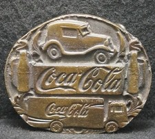 XA03168 NOS VINTAGE 1970s  COCA-COLA  SODA POP FOUNTAIN DRINK BELT BUCKLE