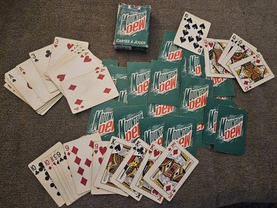 Mountain Dew Soda Full Playing Cards 1998 Vintage Collectible Canadian RARE!  