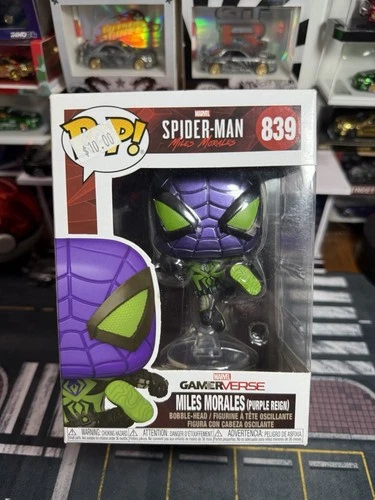 Funko Pop! Vinyl: Marvel - Miles Morales (Purple Reign Suit) (Metallic) #839