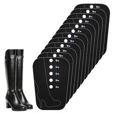 Apoway 16 Pieces 8 Pairs Boot Shaper Form Inserts, 8 16 inches US, Black