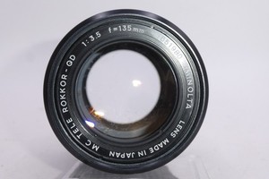 Minolta MC Tele Rokkor-QD 135mm f/3.5 - Minolta MD Mount