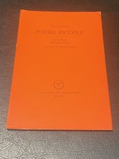 Poesie Piccole Diego Valeri All'Insegna Del Pesce D 'Oro Milano 