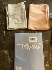 TILLYOU Baby Toddler 2 Pack Microfiber Pillow Cases 13 X 18 New Gray Pink