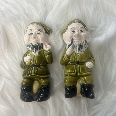 Vintage Set Of Elf Figurines From The Past