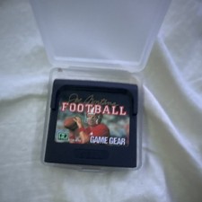 Joe Montana Football Sega Game Gear Cartridge w/ Plastic Case