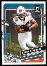 Chase Claypool 2023 Donruss Optic #32 Dolphins NFL READ FREE SHIP AutographDen
