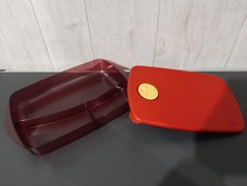 Tupperware Assiette à Compartiments Micro Ondes Crystalplus 31.2x19  Comme Neuve