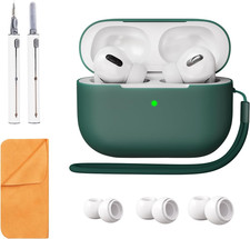 Airpods Pro 2Nd Generation Case Cover, Full Protective Soft Silicone, with Clean