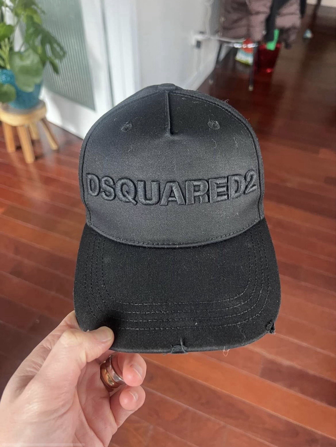 Dsquared2 Black Adjustable Baseball Cap Men's Des… - image 1