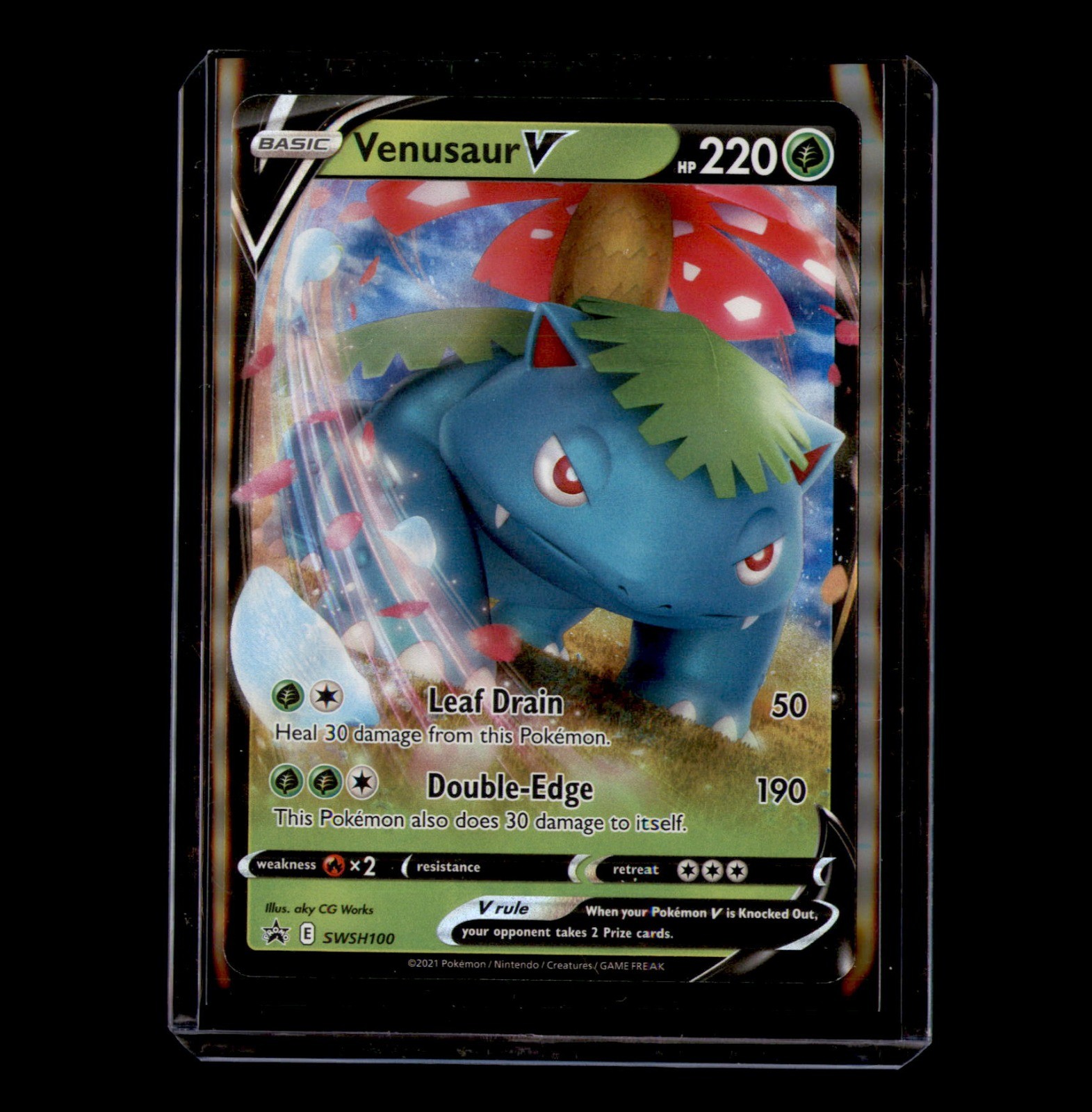 Venusaur V Holo Promo SWSH: Sword & Shield Promo Cards SWSH100 NM