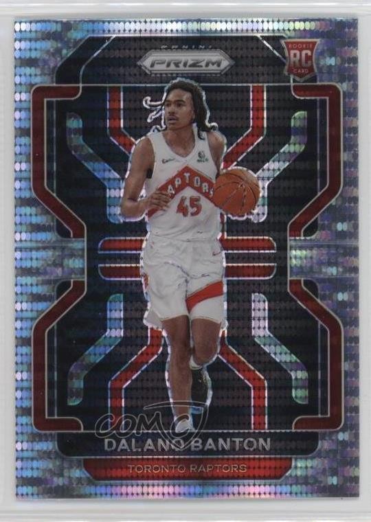 2021-22 Panini Prizm Pulsar Prizm Dalano Banton #328 Rookie RC 14mf