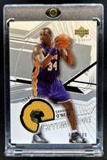 2003-04 Upper Deck Glass Shaquille O'Neal Cutting Edge GU Jersey Patch #/100