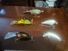 2 Vintage Rabble Rouser Lures, 1 Rogers Big Jim, 1 Fishback, 1 Whopper Stopper — photo 2