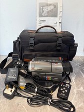 Canon V500E Hi8 8mm Camcorder Tested Working AV Leads Remote Bag Manual PAL