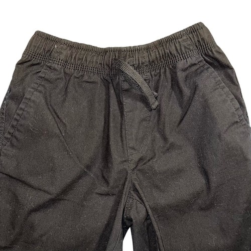 Wonder Nation Boys Khaki Shorts Black Elastic Drawstring Waistband Medium 8 - Picture 2 of 7