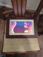 Sylvania SDPF1089 10" LED Wood Finished Digital Photo Frame 2GB New Open Box T11