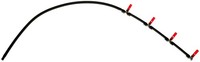 Schlauch, Leckkraftstoff FÜR BMW X1 (E84), BMW 3 (F30, F80) - Gates MFL1246