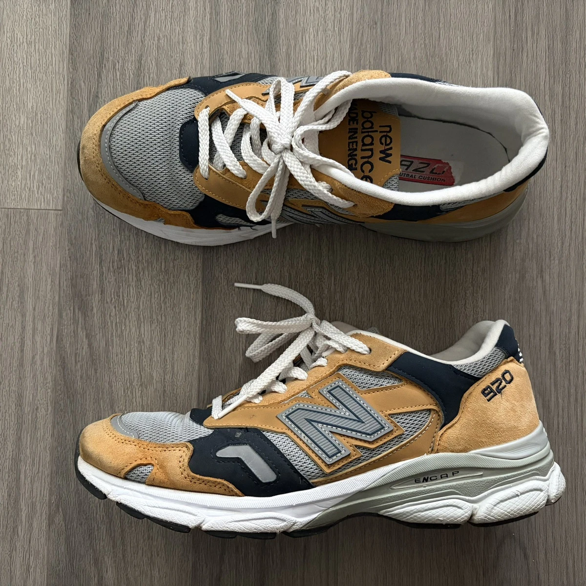 New Balance 920 Made in England Mustard Yellow for Sale