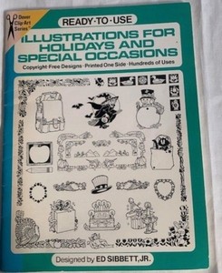 Ready-To-Use Dover Clip Art for Holidays & Occasions Book Designed Ed Sibbett Jr