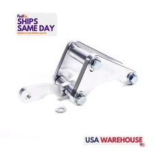 Powermaster 882, Kit Natural Aluminum Alternator Bracket Snug Mount Bbc For 8072