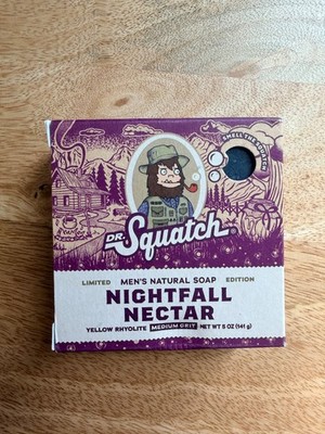 Dr Squatch Soap Nightfall Nectar Limited Edition Medium Grit 5oz