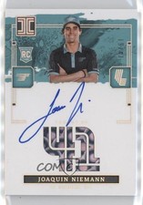 2024 Impeccable LIV Golf Greens Signatures 19/41 Joaquin Niemann Auto 1fl4