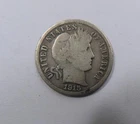 USA Barber 90% Silver Dime 10 Cents 1915 S San Francisco Mint SCARCE