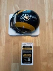Eric Dickerson Signed Autographed LA Rams Throwback Mini Helmet. JSA Coa. HOF