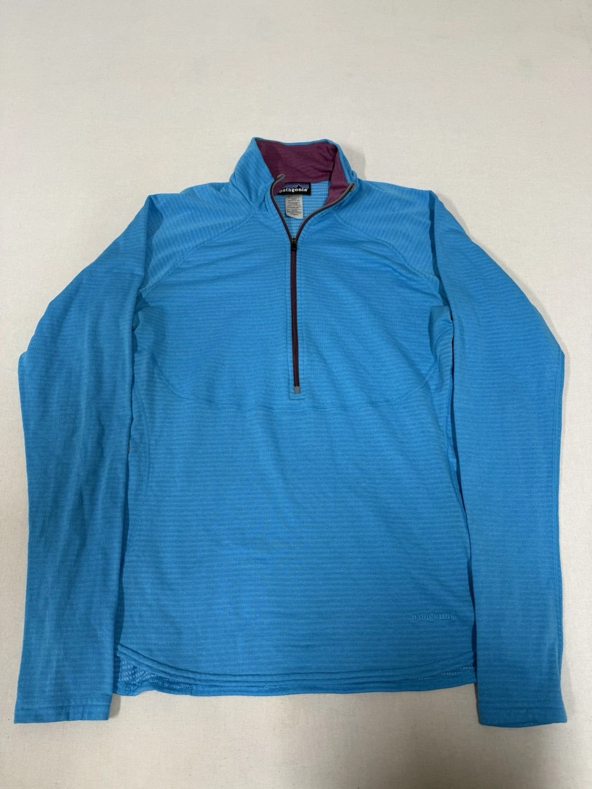 Patagonia Women's L 1/2 Zip Capilene 4 Performance Base Layer Top Thermal 162