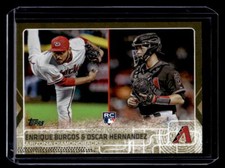 2015  Topps Update Enrique Burgos / Oscar Hernandez Gold /2015 #US359