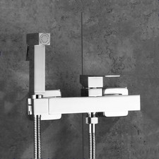 Brass Toilet Spray Handheld Bathroom Shower Set Bidet Shattaf Spray Mixer Valve