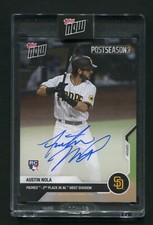 2020 Topps Now Postseason Austin Nola RC Auto #PS-63A Padres /99