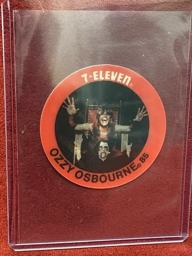 Ozzy Osbourne Red 1985 7-Eleven 7-11 Music Lenticular Picture Single Disc