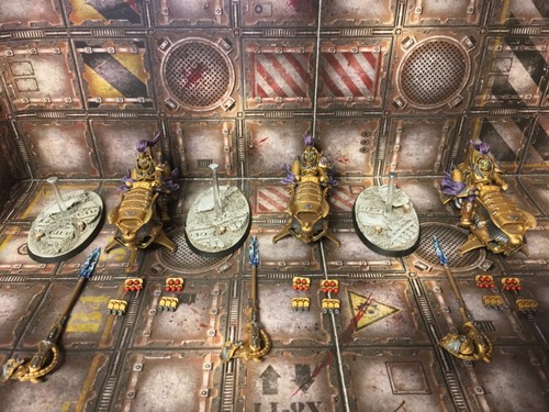 Warhammer 40k Adeptus Custodes Dawneagle Jetbikes COMMISSION Vertus Praetors 3 - Bild 5 von 8