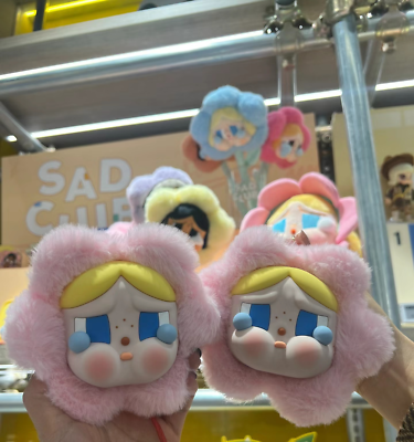 POPMART CRYBABY Sad Club Series Silicone Earphone Case Plush POPMART CRYBABY Sad Club Series Silicone Earphone Case Plush