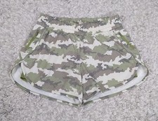 Avia Women's Lined Shorts Size Medium 8-10 Camo Green Gray Running Sportswear