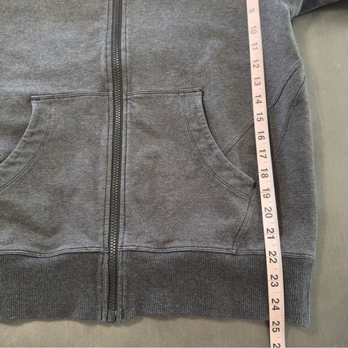 Lululemon Ready to Roll Full Zip Hooded Jacket Black Terry Sweatshirt W3BYNS - 4 - Picture 10 of 14