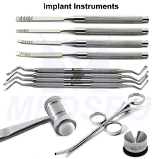 Dental Bone Chisel Implant Bone Surgery Dentistry Curette Mead Mallet Hammer