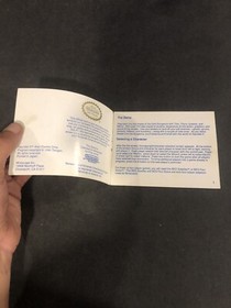 Gauntlet 2 nes Manual Only