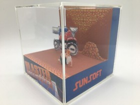 Blaster Master for the NES Nintendo Intro Screen Shadow Box Diorama Cube